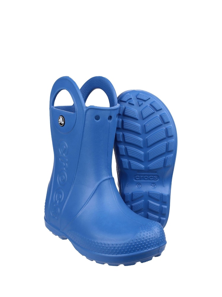 Crocs Sky Blue Toddler Waterproof Handle It Rain Boots - Image 4 of 5