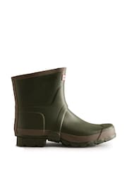Hunter Mens Green Gardener Short Boot Wellies - Image 1 of 4