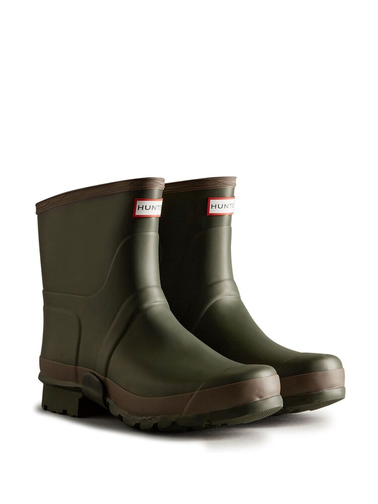 Hunter Mens Green Gardener Short Boot Wellies - Image 2 of 4