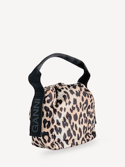 GANNI Brown Leopard Print Tech Pouch - Image 5 of 8