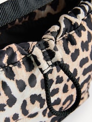 GANNI Brown Leopard Print Tech Pouch - Image 8 of 8