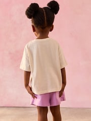Ecru Padded Sun Character Short Sleeve T-Shirt (3mths-7yrs) - Image 3 of 8