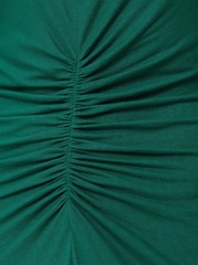 Jigsaw Green Crepe Flutter Sleeve Dress - Image 6 of 6