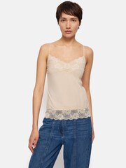 Jigsaw Cream Modal Lace Vest - Image 1 of 5