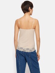 Jigsaw Cream Modal Lace Vest - Image 3 of 5