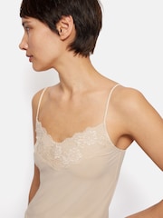 Jigsaw Cream Modal Lace Vest - Image 5 of 5