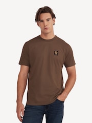 Belstaff Brown Logo T-Shirt - Image 1 of 5