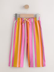 Rainbow Stripe Textured Wide Leg Trousers (3mths-7yrs) - Image 4 of 7