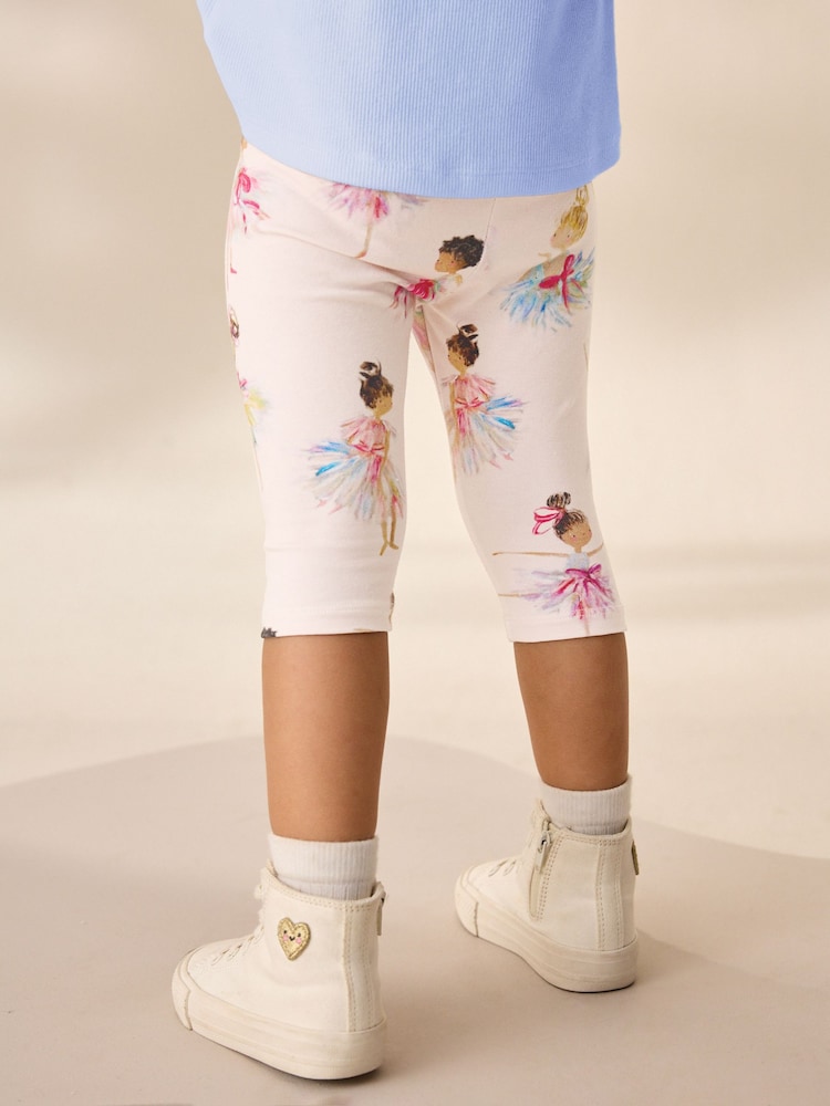 Ballerine rose - Leggings Raccourci imprimés (9mois -7ans) - Image 2 of 8