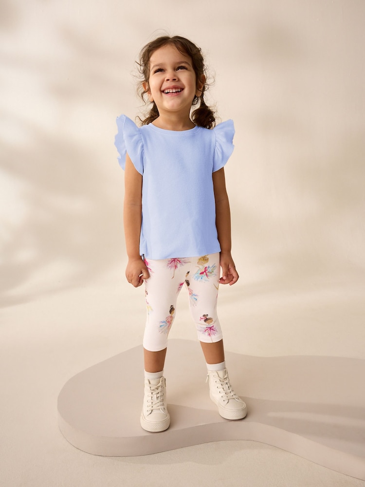 Ballerine rose - Leggings Raccourci imprimés (9mois -7ans) - Image 3 of 8