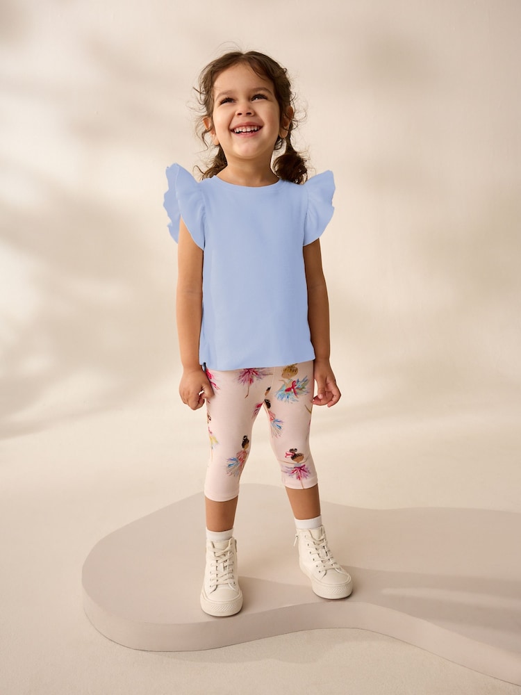 Ballerine rose - Leggings Raccourci imprimés (9mois -7ans) - Image 4 of 8
