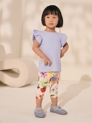 Yellow Fruit Character Printed Cropped Legging (9mths-7yrs) - Image 3 of 7
