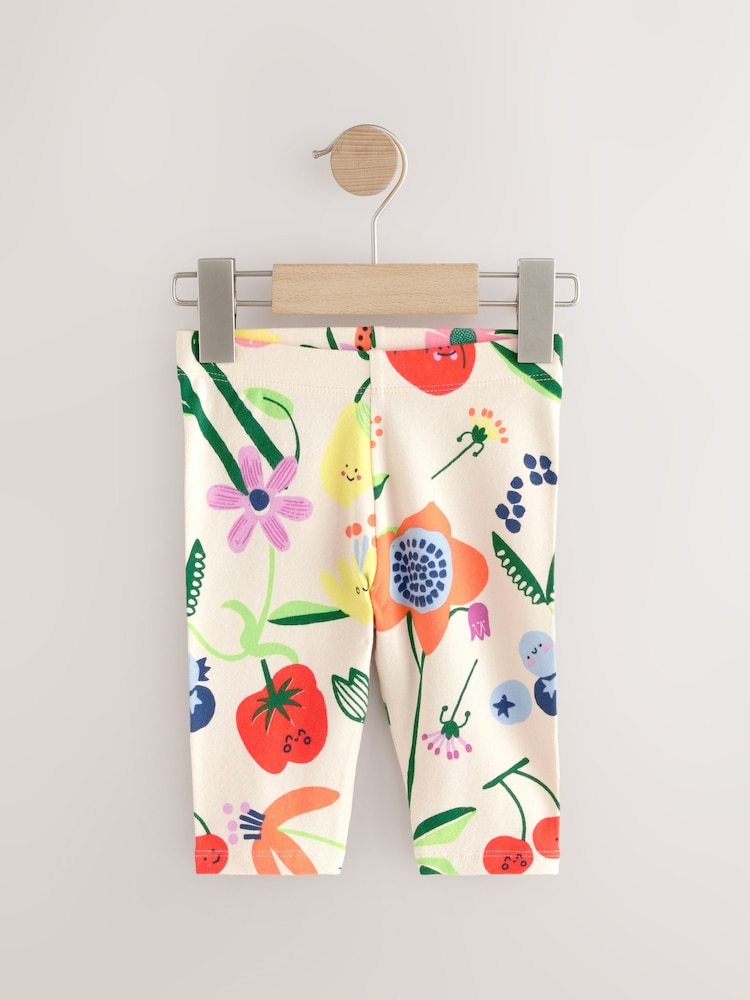Yellow Fruit Character Printed Cropped Legging (6mths-7yrs) - Image 4 of 7