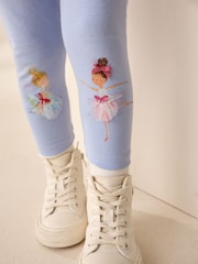 Ballerine bleue - Leggings embellis (3mths-7yrs) - Image 1 de 8