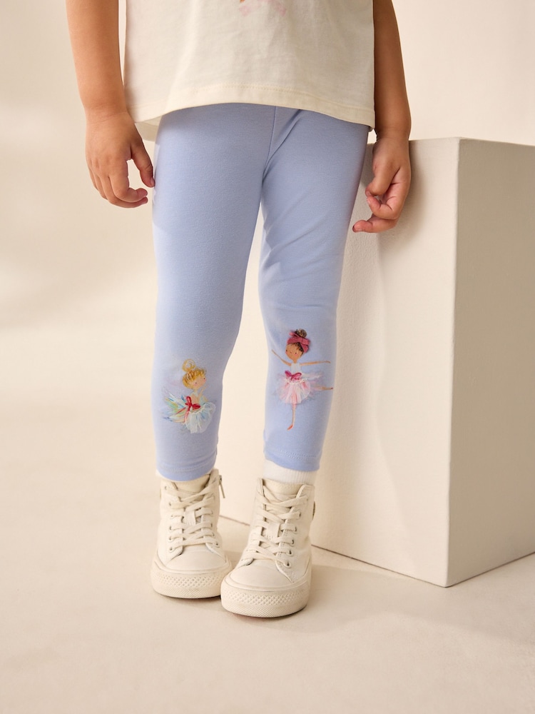 Ballerine bleue - Leggings embellis (3mths-7yrs) - Image 2 of 8