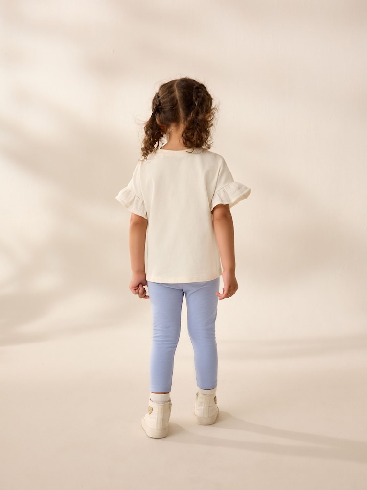 Ballerine bleue - Leggings embellis (3mths-7yrs) - Image 3 of 8