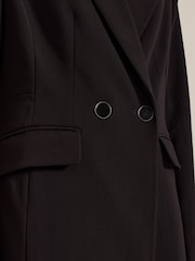 Phase Eight Black Maya Crepe Coat - Image 5 of 7