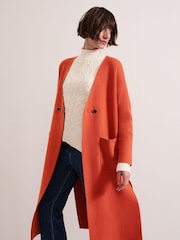 Phase Eight Orange Destiny Coatigan - Image 1 of 7