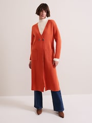 Phase Eight Orange Destiny Coatigan - Image 3 of 7