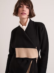 Phase Eight Black Rae Waterfall Cardigan - Image 5 of 7