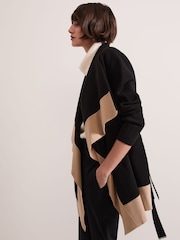 Phase Eight Black Rae Waterfall Cardigan - Image 6 of 7