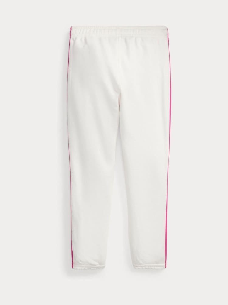 Polo Ralph Lauren gestreepte French terry joggingbroek voor meisjes - Image 2 of 2