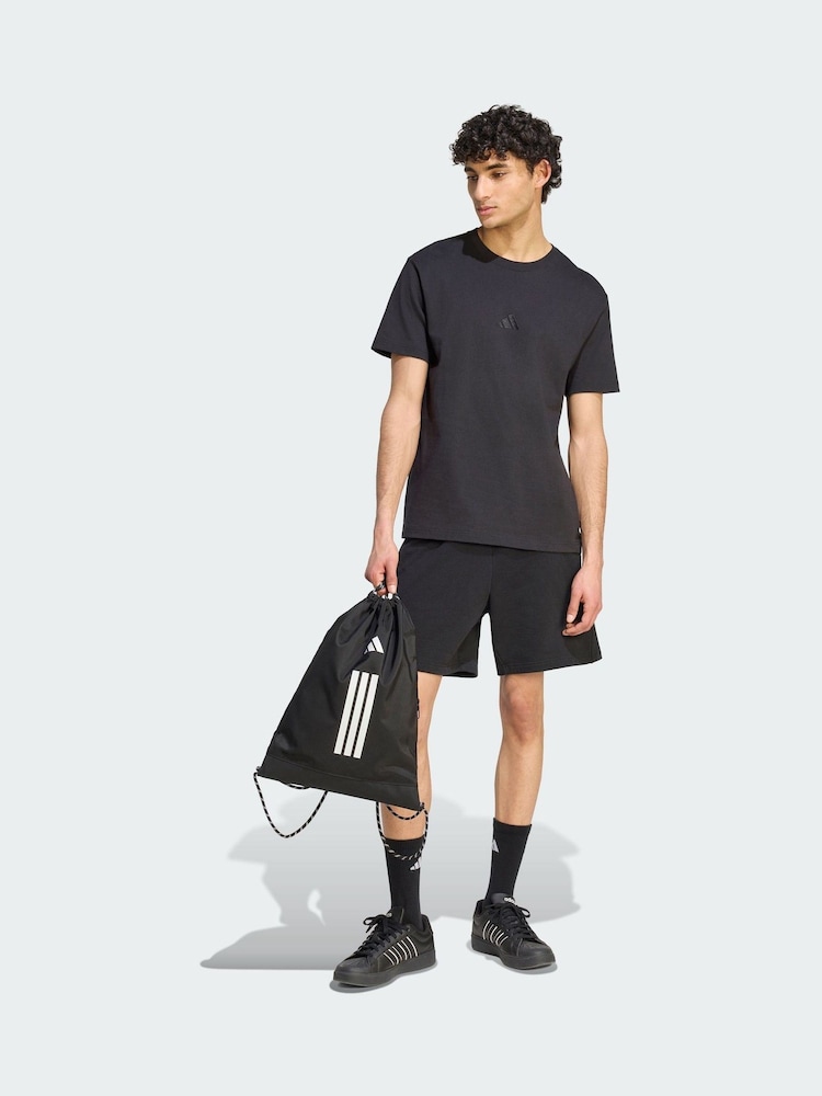adidas Black Kit Small Logo Shorts - Image 1 of 5 adidas Black Kit Small Logo Shorts - Image 1 of 5