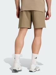 adidas Beige Designed For Training Workout Shorts - Image 2 of 7