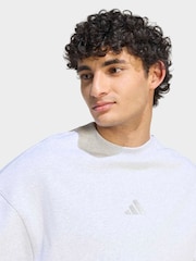 adidas Grey Kit Small Logo Sweatshirt - Image 4 of 6