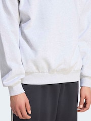 adidas Grey Kit Small Logo Sweatshirt - Image 5 of 6