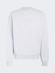 adidas Grey Kit Small Logo Sweatshirt - Image 6 of 6