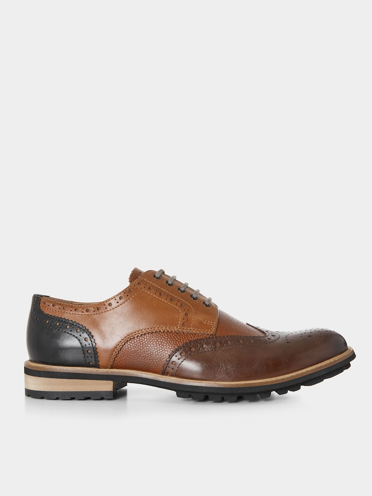 Zapatos Oxford de cuero Mixed Pebble de Joe Browns - Imagen 1 de 7 Zapatos Oxford de cuero Mixed Pebble de Joe Browns - Imagen 1 de 7