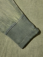 Joe Browns Green Acid Wash Contrast Trim Long Sleeve Henley Top - Image 10 of 10