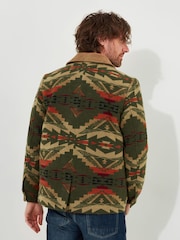 Joe Browns Green Colourful Aztec Style Co-ord Collared Jacket - Image 5 of 10