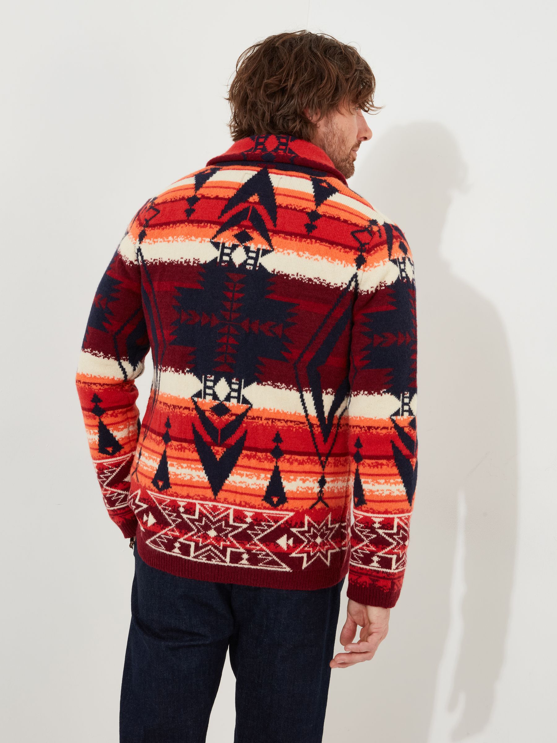 Buy Joe Browns Orange Knitted Shawl Neck Cardigan from Next USA