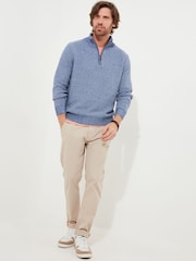 Joe Browns – eleganter Moss-Strickpullover mit Trichterkragen und kurzem Reißverschluss - Bild 2 von 6