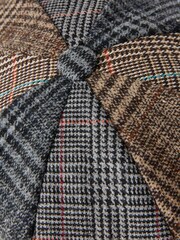 Joe Browns Grey Mixed Check Baker Boy Hat - Image 2 of 4