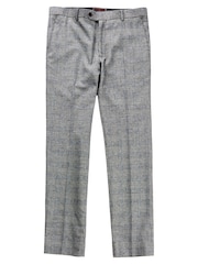 Joe Browns Grey Check Straight Leg Tailored Suit: Trousers - Image 5 of 6