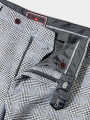 Joe Browns Grey Check Straight Leg Tailored Suit: Trousers - Image 6 of 6