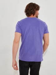 Joe Browns Purple Guitar Short Sleeve 100% Cotton Graphic T-Shirt - Image 4 of 6