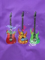 Joe Browns Purple Guitar Short Sleeve 100% Cotton Graphic T-Shirt - Image 6 of 6