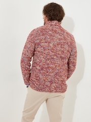 Joe Browns Red Chunky Marl Knitted Shawl-Collar Cardigan with Pockets - Image 5 of 8