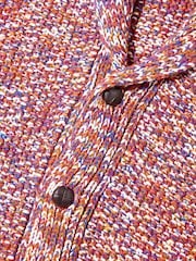 Joe Browns Red Chunky Marl Knitted Shawl-Collar Cardigan with Pockets - Image 8 of 8