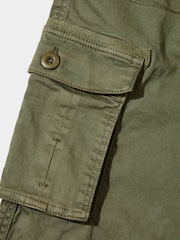 Joe Browns Green Relaxed Fit Straight Leg Cargo Trousers - Image 6 of 8
