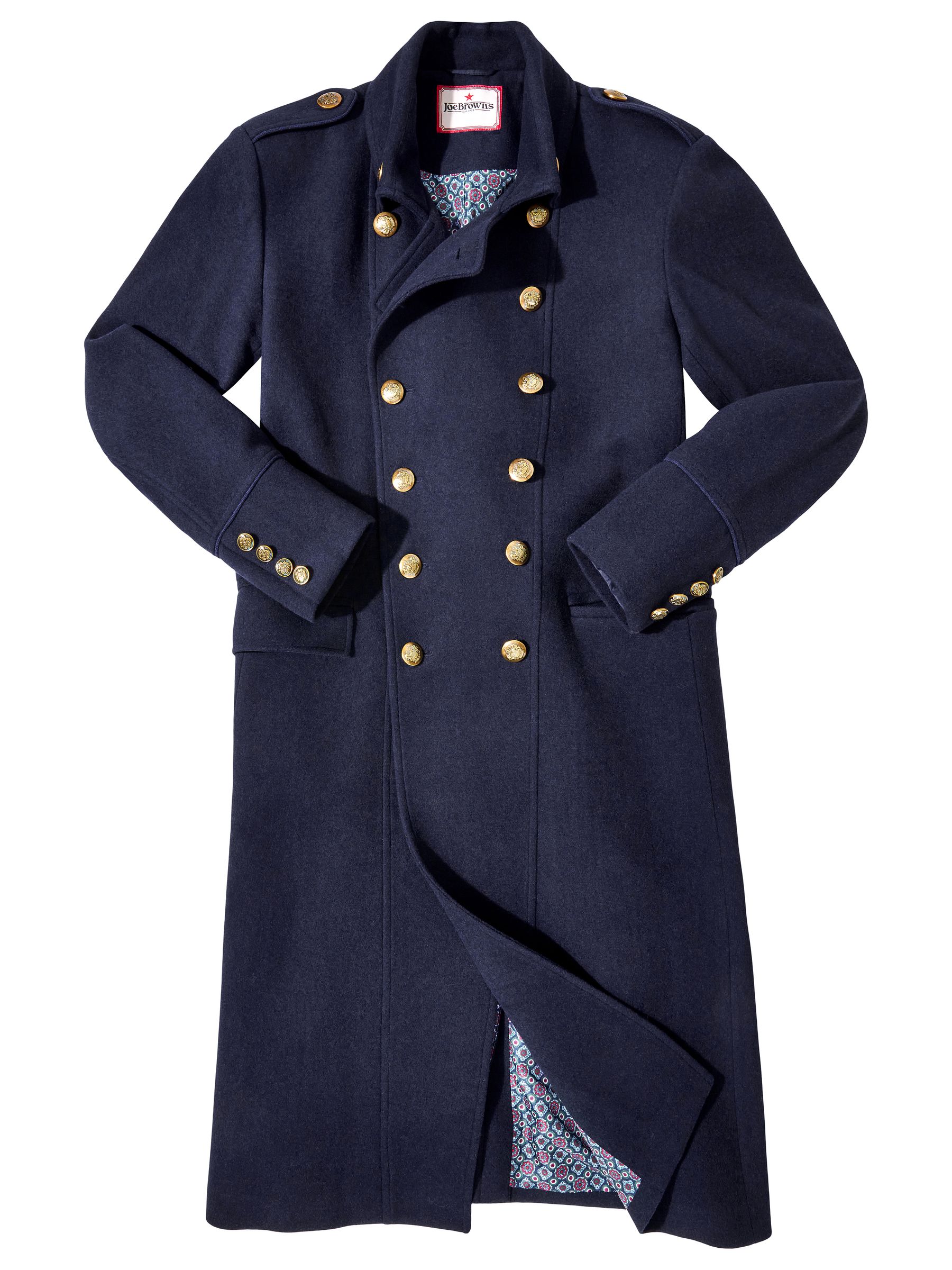 New army longline wool coat online