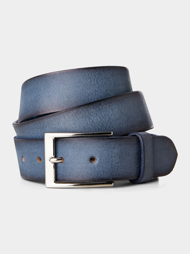 Joe Browns Blue Washed Leather Belt - Image 1 of 1