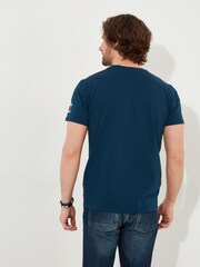 Joe Browns Blue Union Jack Guitar Short Sleeve Graphic T-Shirt - Image 4 of 6