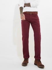 Joe Browns Red Straight Leg Chino Style Trousers - Image 1 of 7