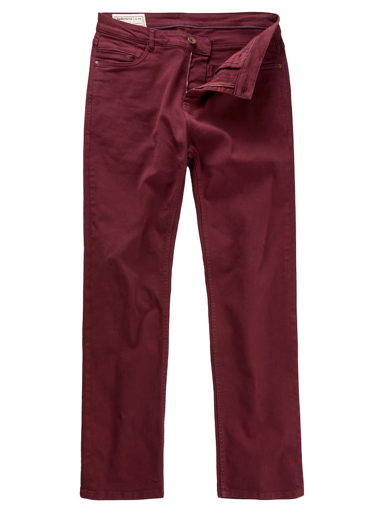 Rouge - Joe Browns Coupe droite Chinos Style Pantalons - Image 6 of 7