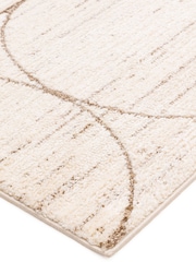 THE RUG EDIT CreamNatural Oslo Moons Rug - Image 6 of 9